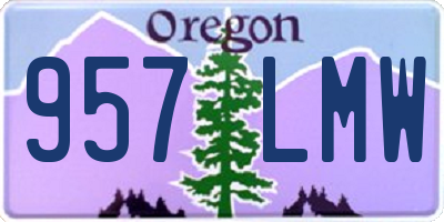 OR license plate 957LMW
