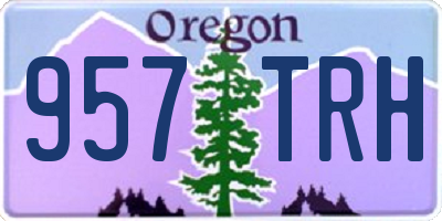 OR license plate 957TRH