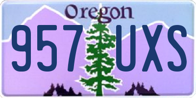 OR license plate 957UXS
