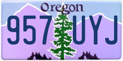 OR license plate 957UYJ