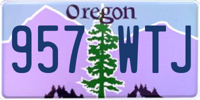 OR license plate 957WTJ