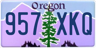 OR license plate 957XKQ