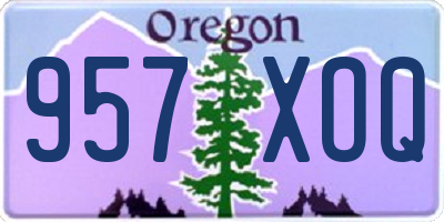 OR license plate 957XOQ