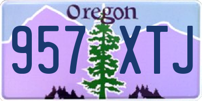 OR license plate 957XTJ