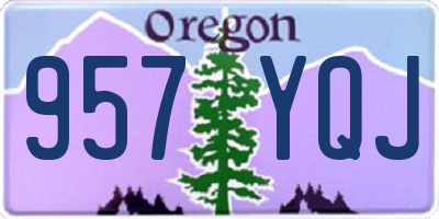 OR license plate 957YQJ