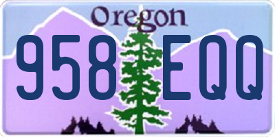 OR license plate 958EQQ