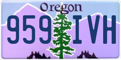 OR license plate 959IVH