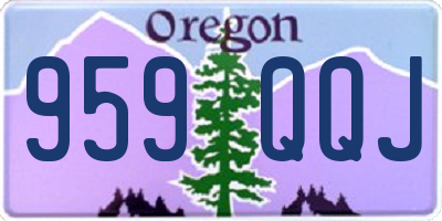 OR license plate 959QQJ