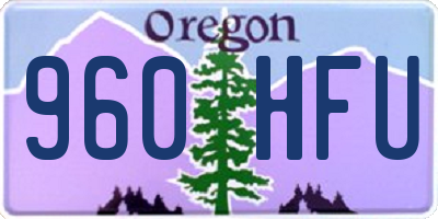 OR license plate 960HFU