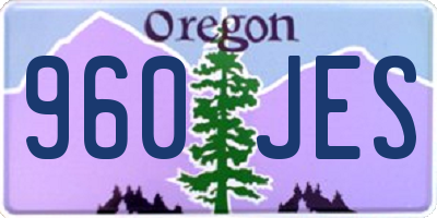 OR license plate 960JES
