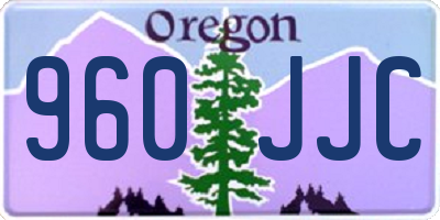 OR license plate 960JJC