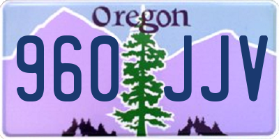 OR license plate 960JJV