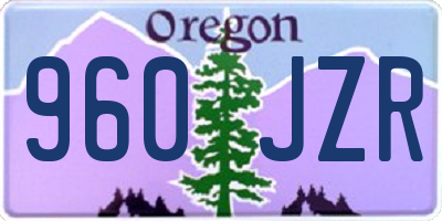 OR license plate 960JZR