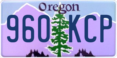 OR license plate 960KCP