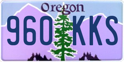 OR license plate 960KKS