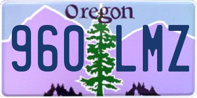 OR license plate 960LMZ