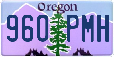 OR license plate 960PMH