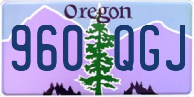 OR license plate 960QGJ