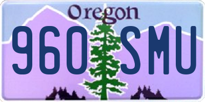 OR license plate 960SMU