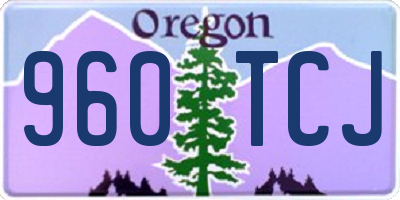 OR license plate 960TCJ