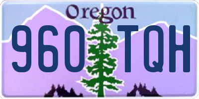 OR license plate 960TQH