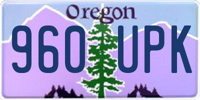 OR license plate 960UPK