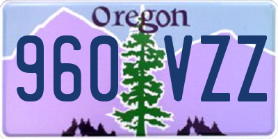 OR license plate 960VZZ