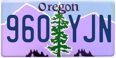 OR license plate 960YJN