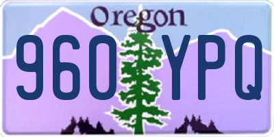 OR license plate 960YPQ