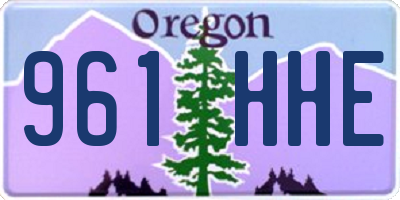 OR license plate 961HHE