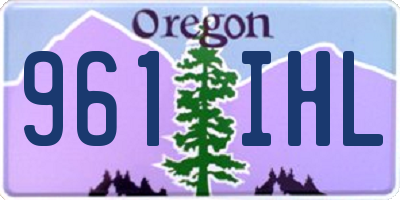 OR license plate 961IHL
