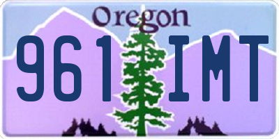 OR license plate 961IMT