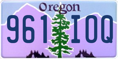 OR license plate 961IOQ