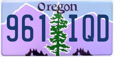 OR license plate 961IQD