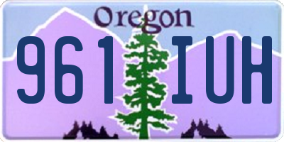 OR license plate 961IUH