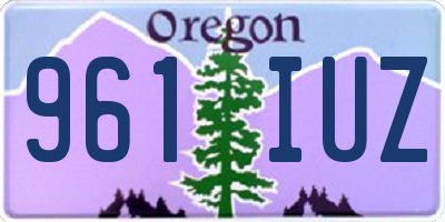 OR license plate 961IUZ