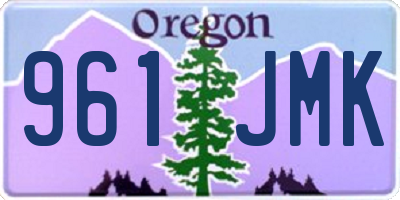 OR license plate 961JMK
