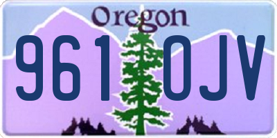 OR license plate 961OJV