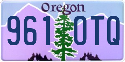 OR license plate 961OTQ