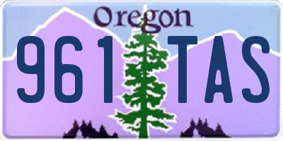 OR license plate 961TAS