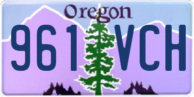 OR license plate 961VCH