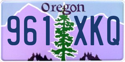 OR license plate 961XKQ