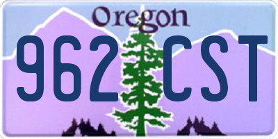OR license plate 962CST
