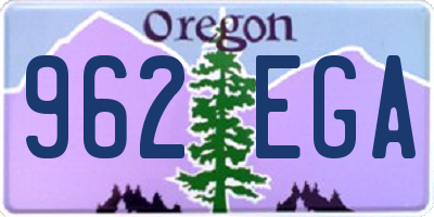 OR license plate 962EGA