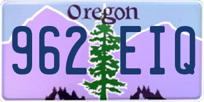 OR license plate 962EIQ