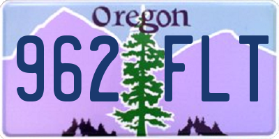 OR license plate 962FLT