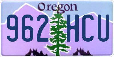 OR license plate 962HCU