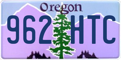 OR license plate 962HTC