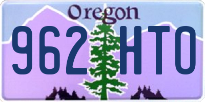 OR license plate 962HTO