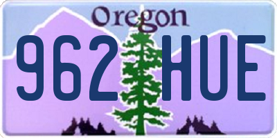 OR license plate 962HUE